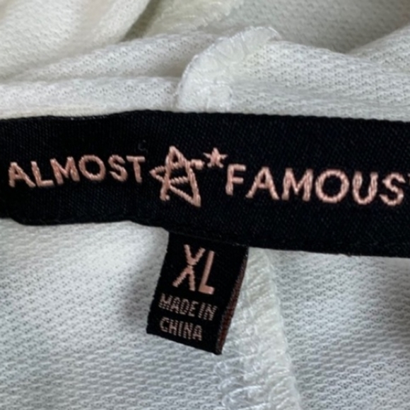 NWT Almost Famous Cream Cowl Neck Dress Size XL - Picture 3 of 5